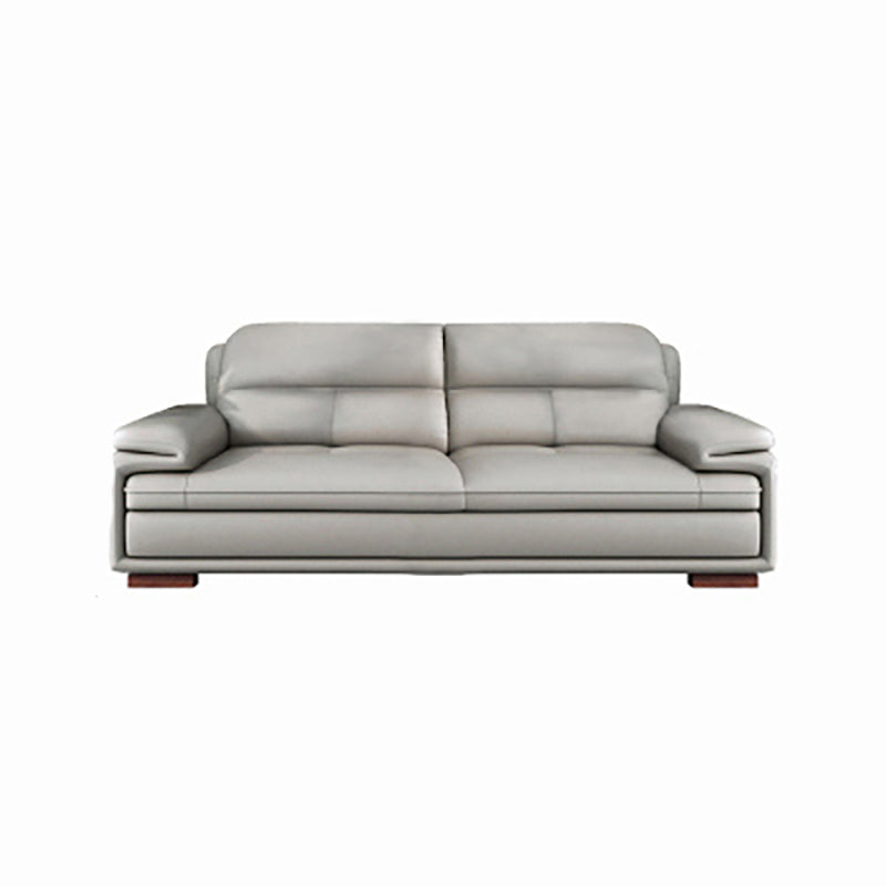 Contemporary Pillowed Back Cushions Sofa/Sectional with Pillow Top Arm