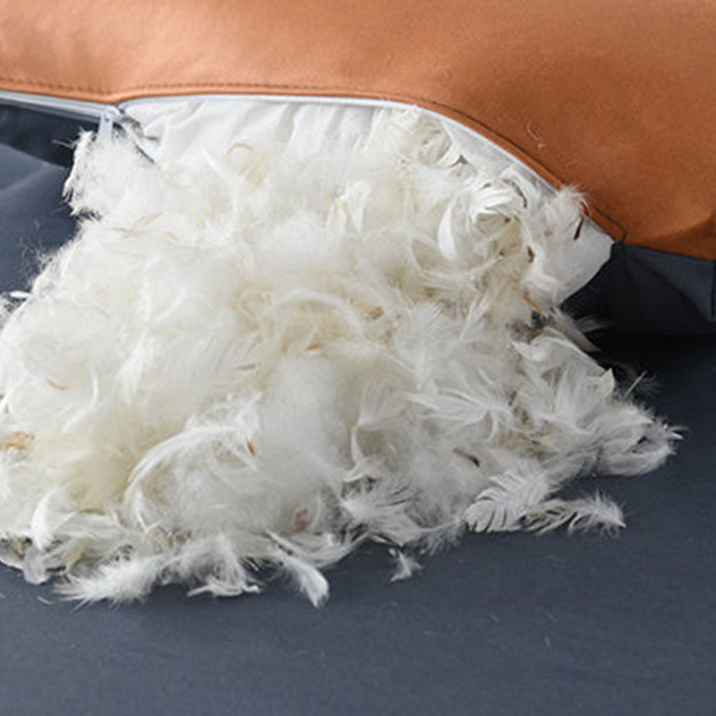 Pelle finta del braccio quadrato 102,36 "d x 62,99" w sezionali H 29.53 "con archiviazione