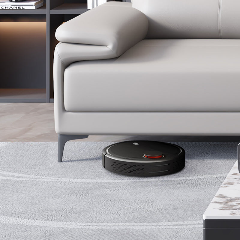 Divano grigio chiaro contemporaneo con braccio superiore per cuscino per appartamento 35.43 "