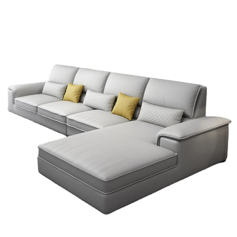 Assembled Settee Furniture Faux Leather and Fabric Bench Seating