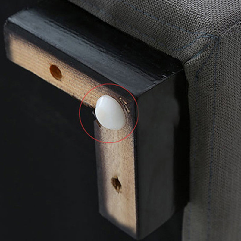 Assembled Settee Furniture Faux Leather and Fabric Bench Seating