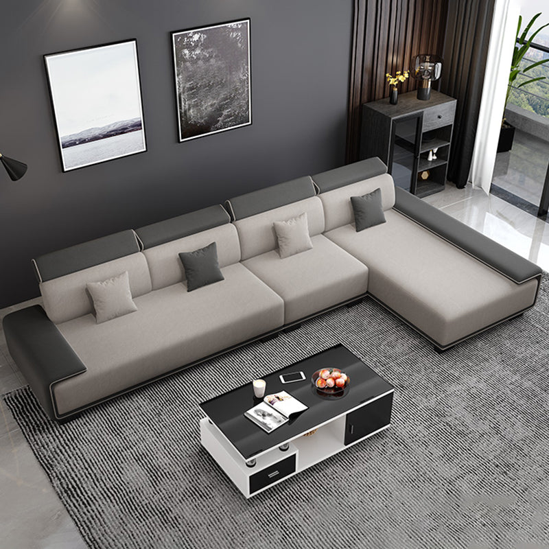 Faux Leather 4-seater Bench Seating Recessed Arm Modular Settee Furniture