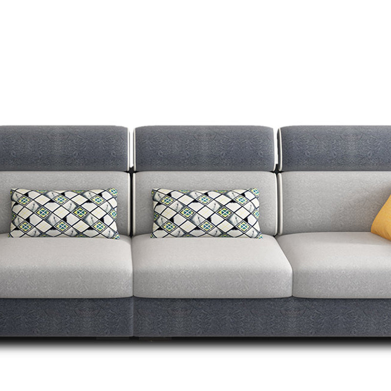 Pillow Top Arm Modular Settee Furniture Loose Back Modern Bench Seating