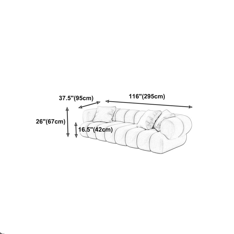 Scandinavian Green Sofa with Tuxedo Arm and Sewn Pillow Back