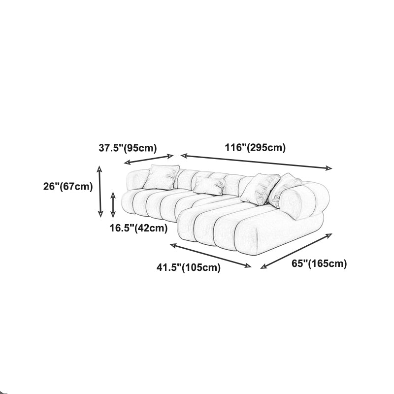 Scandinavian Green Sofa with Tuxedo Arm and Sewn Pillow Back