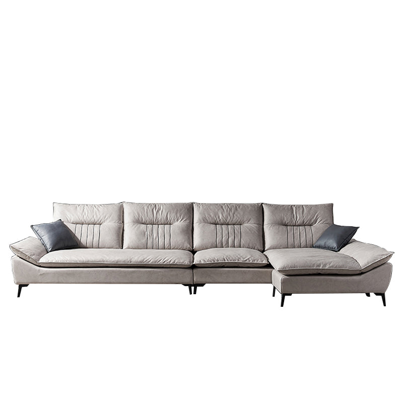 Contemporary Cushions Sofa 39.37"High Flared Arm Stain Resistant Sofa