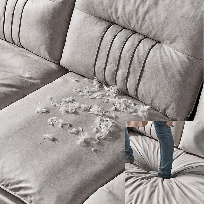 Contemporary Cushions Sofa 39.37"High Flared Arm Stain Resistant Sofa