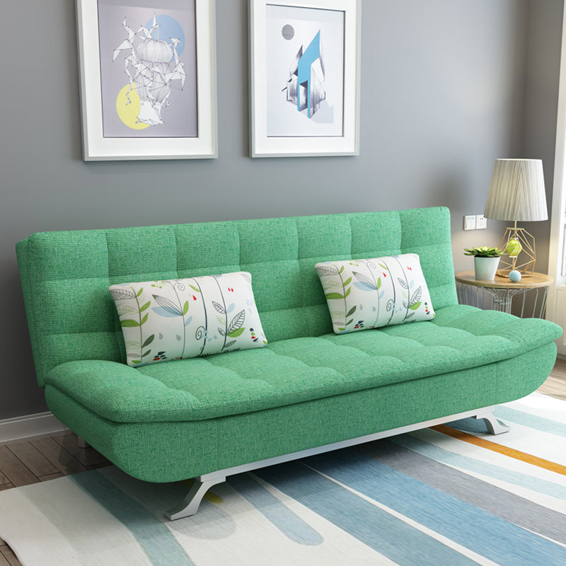 74.80" W √ó 33.46" D √ó 35.43" H Biscuit Back Armless Sofa with Convertible