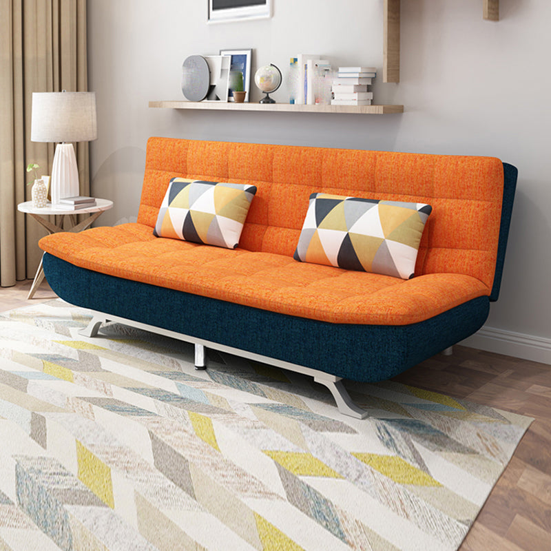 74.80" W √ó 33.46" D √ó 35.43" H Biscuit Back Armless Sofa with Convertible