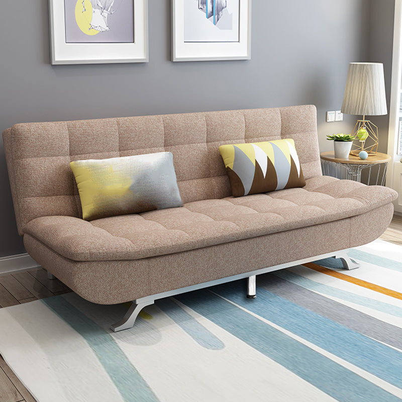 74.80" W √ó 33.46" D √ó 35.43" H Biscuit Back Armless Sofa with Convertible