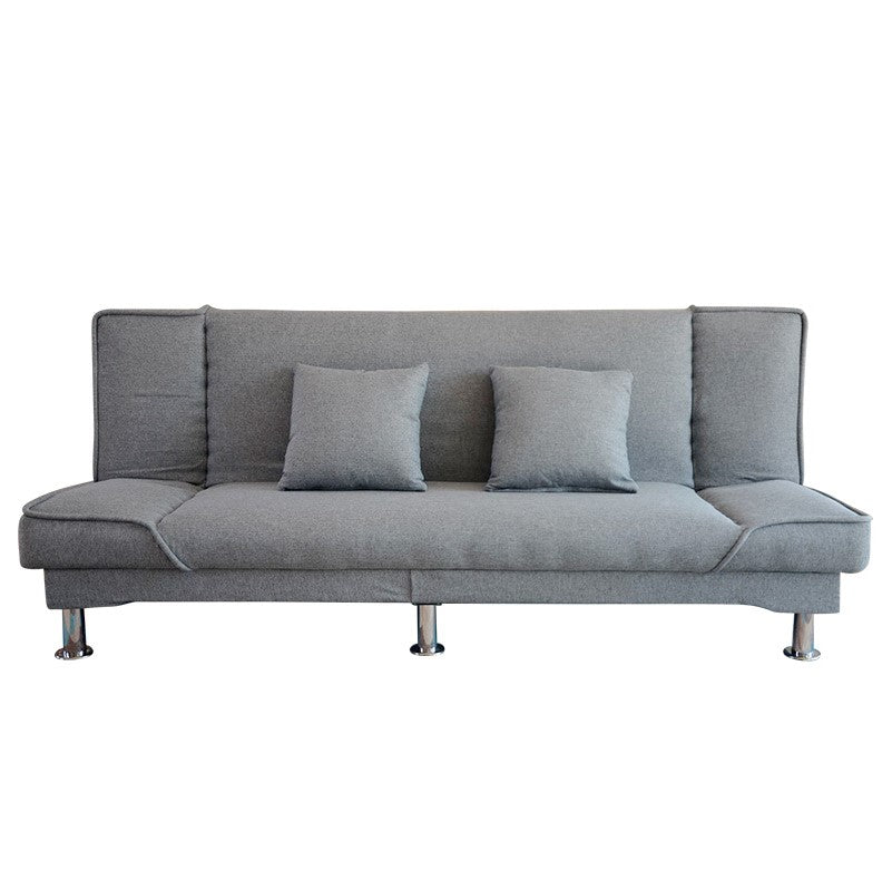 Armless Settee with Cotton Blend 19.68" W Convertible Sleeper Sofa for Living Room