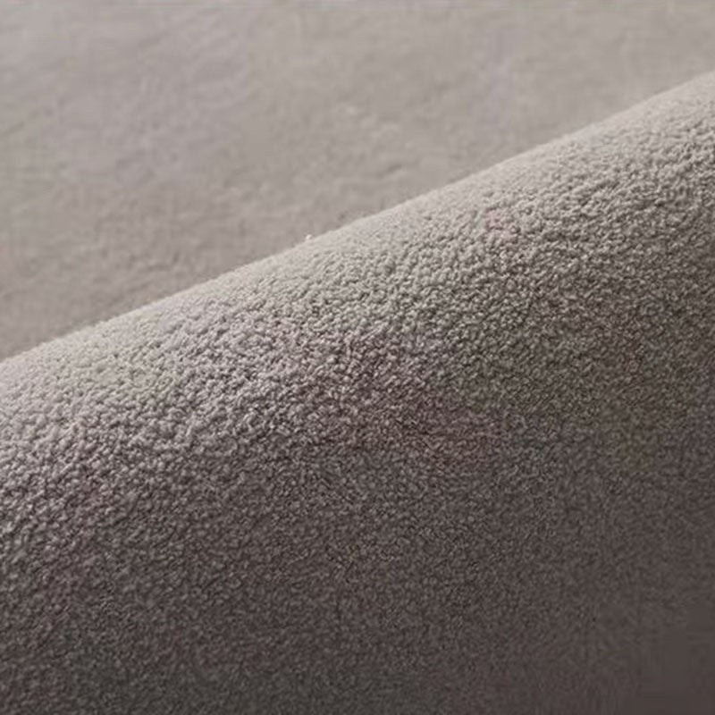 Beige Casual Rug Polyester Solid Color Rug Washable Indoor Rug for Bedroom