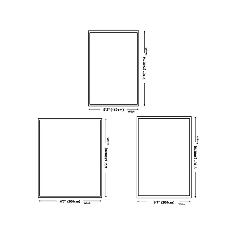 Beige Casual Rug Polyester Solid Color Rug Washable Indoor Rug for Bedroom