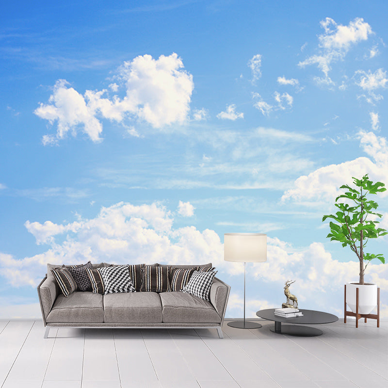 Environment Friendly Wall Mural Wallpaper Sky Sitting Room Wall Mural