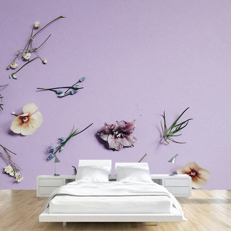 Color Art Photography Mildew Resistant Wallpaper Environmental Sleeping Room Wall Mural