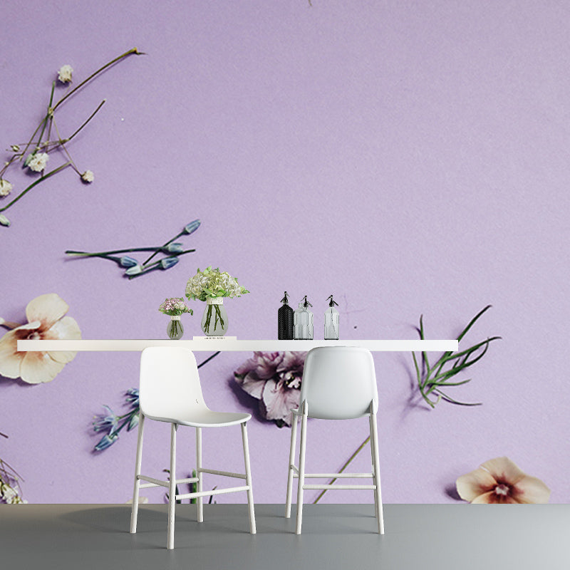 Color Art Photography Mildew Resistant Wallpaper Environmental Sleeping Room Wall Mural