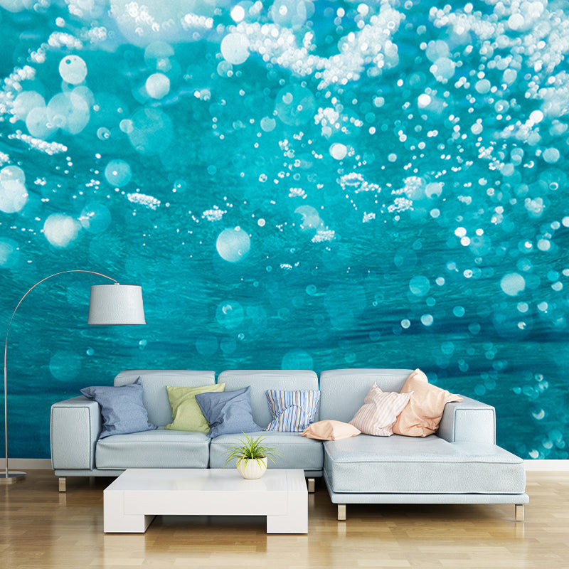 Modern Style Wall Mural Wallpaper Underwater World Bedroom Wall Mural