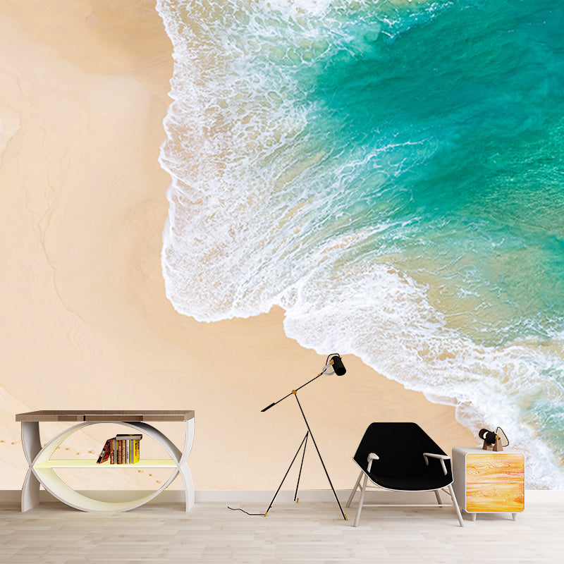 Environment Friendly Mural Wallpaper Ocean Photography Bedroom Wall Mural