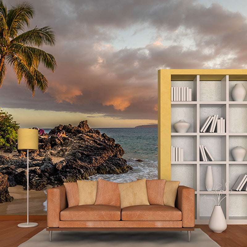 Beautiful Photography Mural Wallpaper Ocean Decorative Indoor Wall Mural