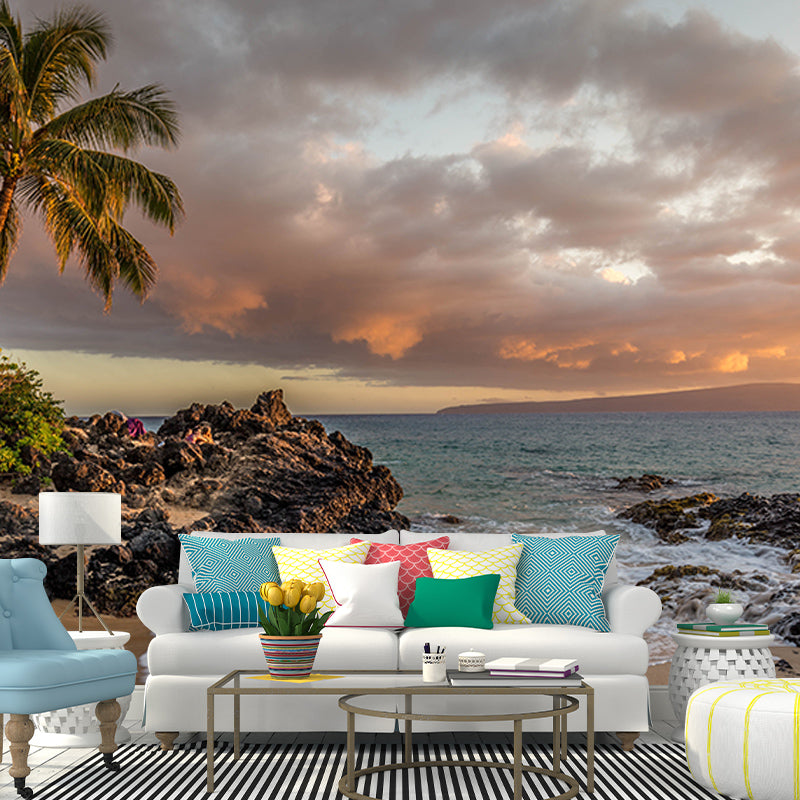 Beautiful Photography Mural Wallpaper Ocean Decorative Indoor Wall Mural