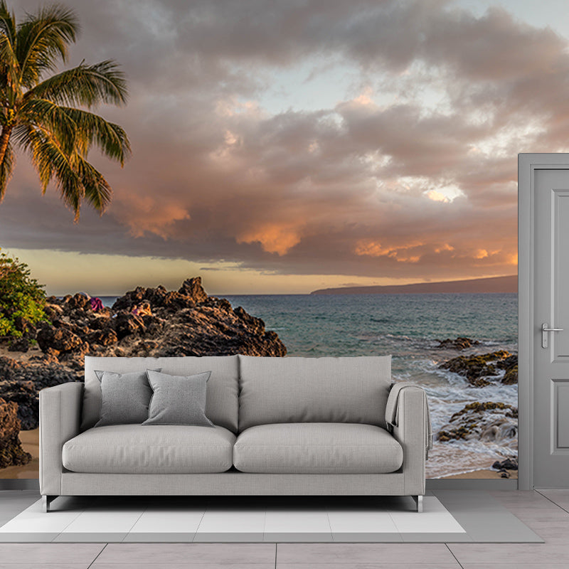 Beautiful Photography Mural Wallpaper Ocean Decorative Indoor Wall Mural