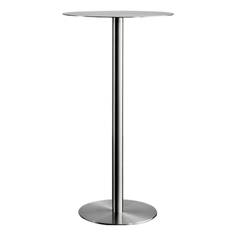 Industrial Round Bar Counter Table Metal Dining Table for Kitchen