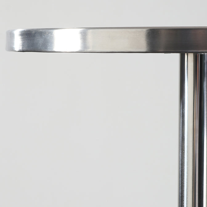 Industrial Round Bar Counter Table Metal Dining Table for Kitchen