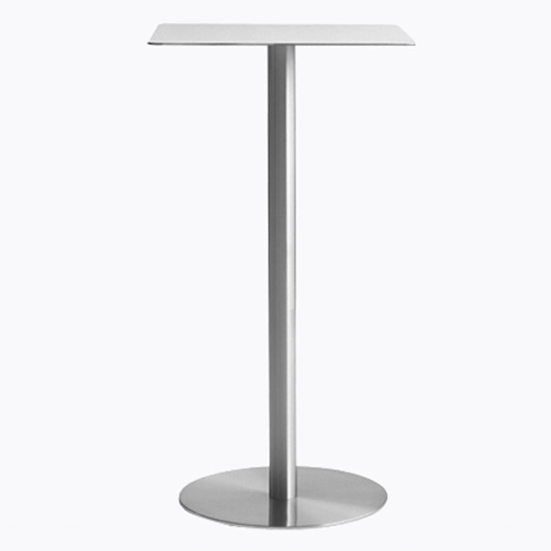 Industrial Round Bar Counter Table Metal Dining Table for Kitchen