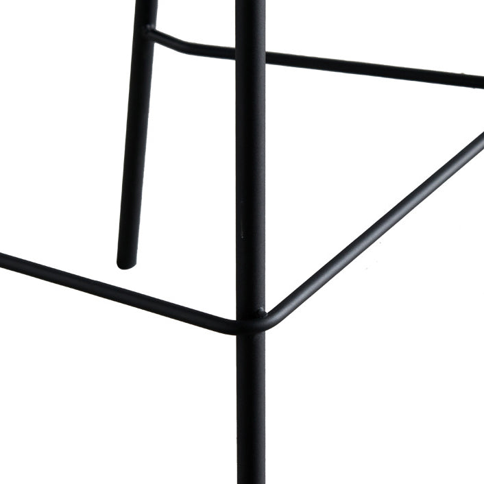 Industrial Metal Kitchen Dining Room Armless Stool Low Back Bar Stool