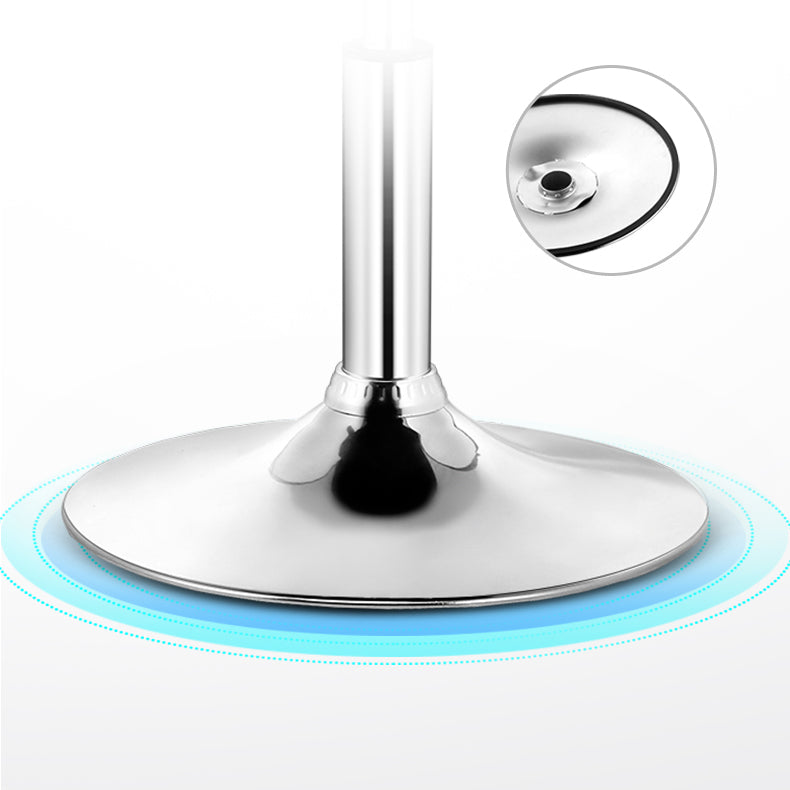 Metal Contemporary Kitchen Dining Room Armless Stool Adjustable Height Barstool