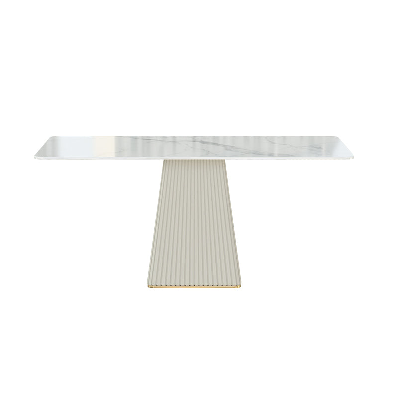 Nordic Sintered Stone Top Dining Set Rectangle 1/2/5/7 Pieces Dining Table with Chairs