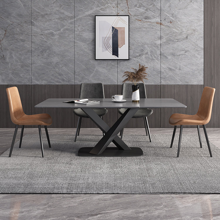 Modern Dinette Set 1/4/5/6/7 Pieces Dining Table Set with Sintered Stone Top