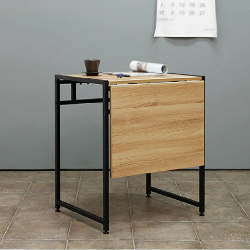 Modern Foldable Dinette Set 1/2/3 Pieces Rectangle Engineered Wood Dining Table Set