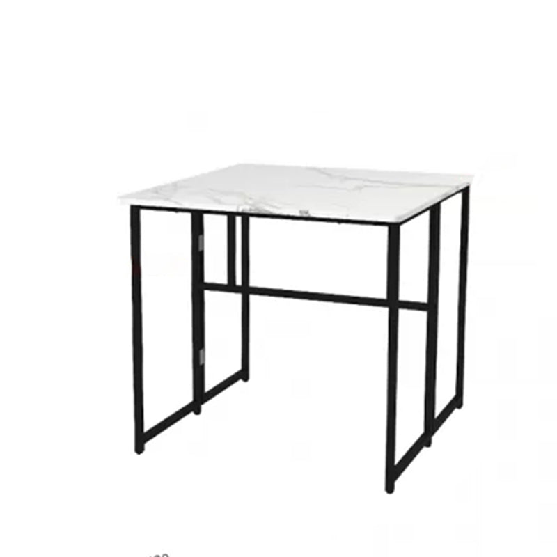 Modern Foldable Dinette Set 1/2/3 Pieces Rectangle Engineered Wood Dining Table Set