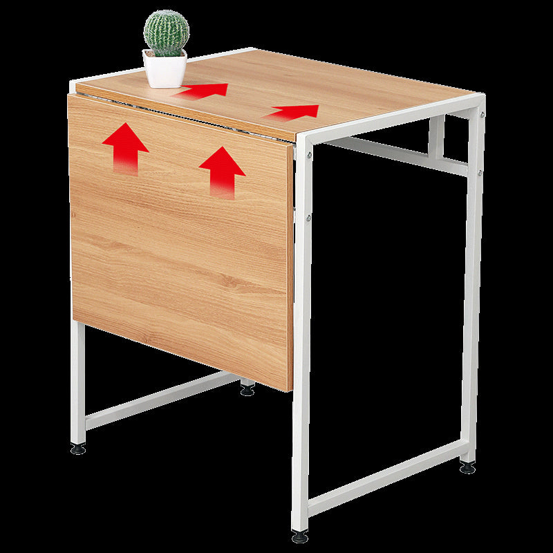 Modern Foldable Dinette Set 1/2/3 Pieces Rectangle Engineered Wood Dining Table Set