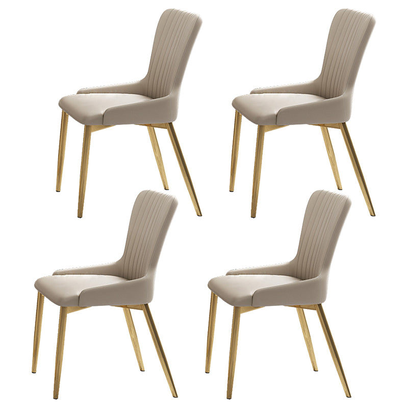 Glam Scalable Dinette Set 1/4/7 Pieces Rectangle Dining Table Set with Sintered Stone Top