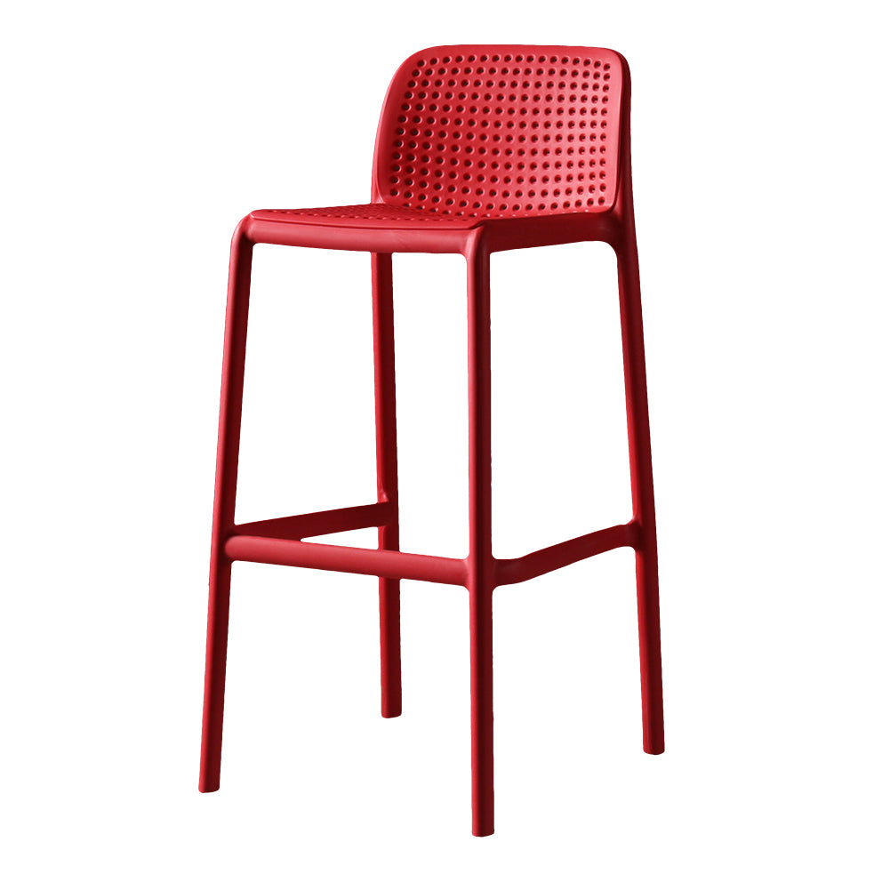 Modern Bar-stool Plastic Counter Bar Stool for Kitchen Bar with Plastic Legs