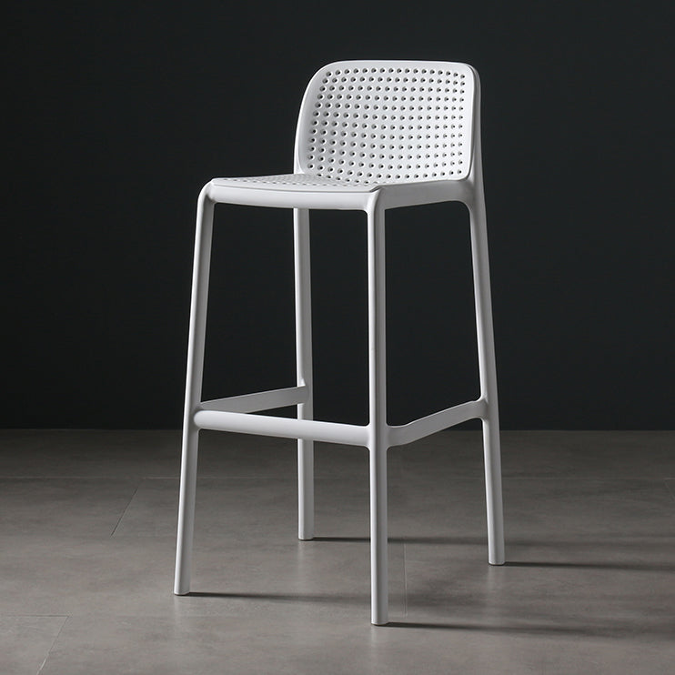 Modern Bar-stool Plastic Counter Bar Stool for Kitchen Bar with Plastic Legs
