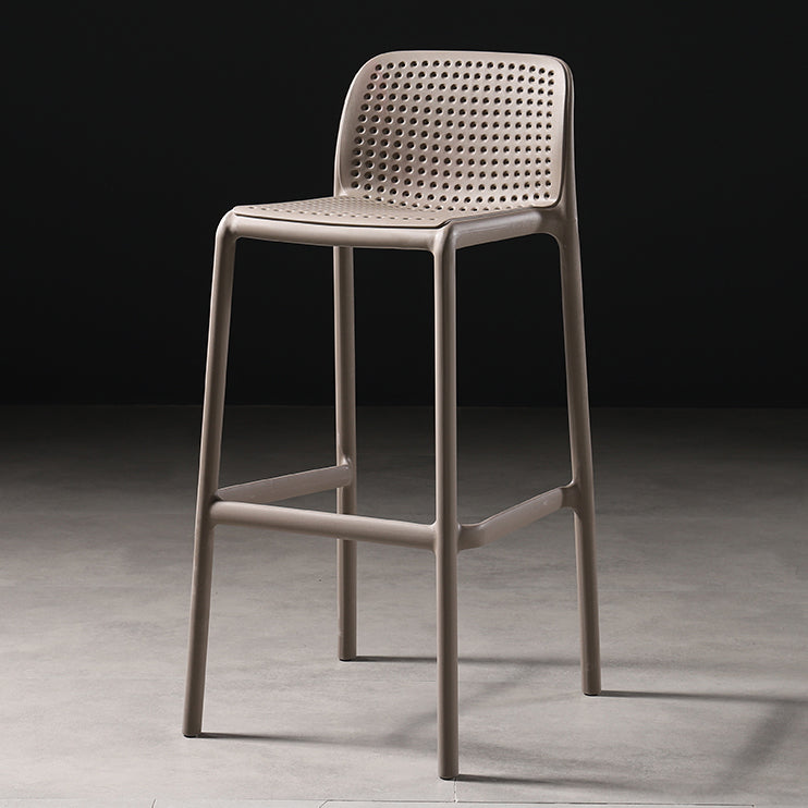 Modern Bar-stool Plastic Counter Bar Stool for Kitchen Bar with Plastic Legs