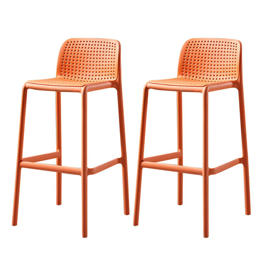 Modern Bar-stool Plastic Counter Bar Stool for Kitchen Bar with Plastic Legs