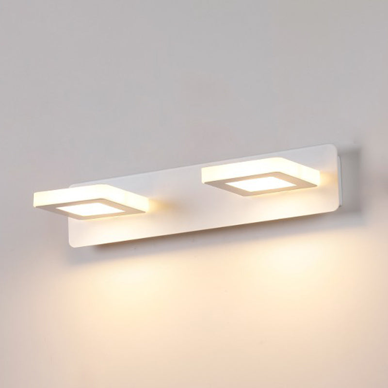 Postmodern Metal tocador Ligero blanco Multi luces LED Mirror Light para baño