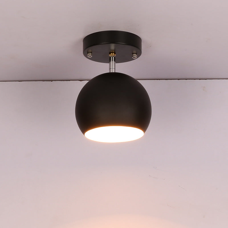 Zeitgenössische Spülleuchten Eisenschalen-förmige Makkaron-Flush-Halterunglampe