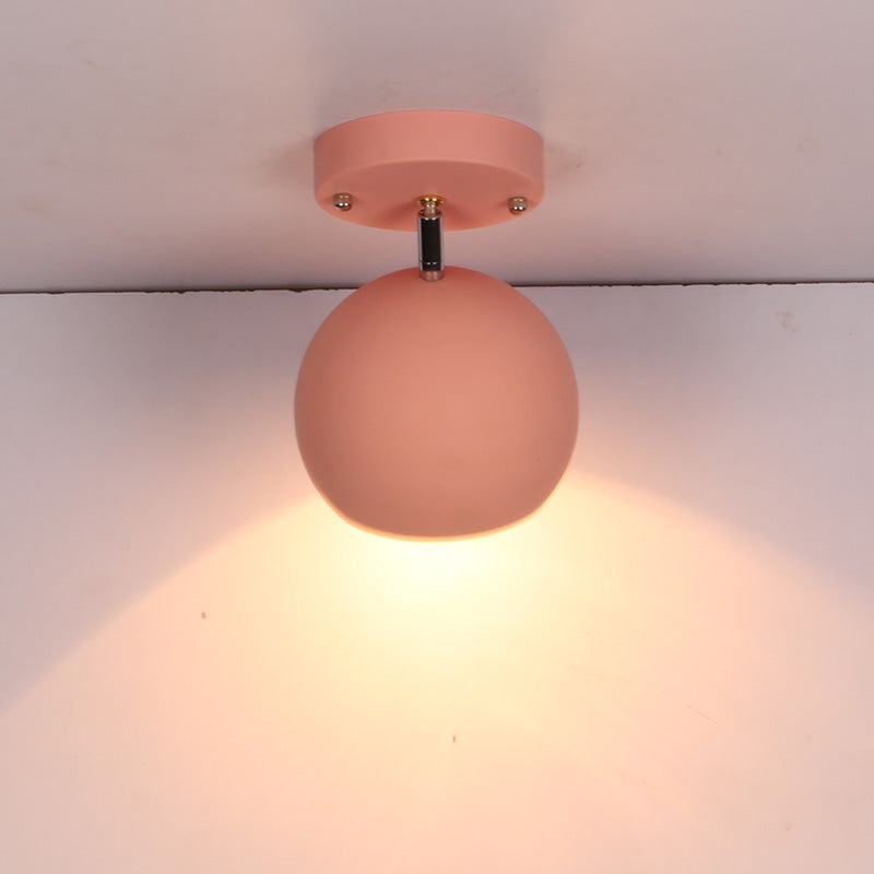 Zeitgenössische Spülleuchten Eisenschalen-förmige Makkaron-Flush-Halterunglampe