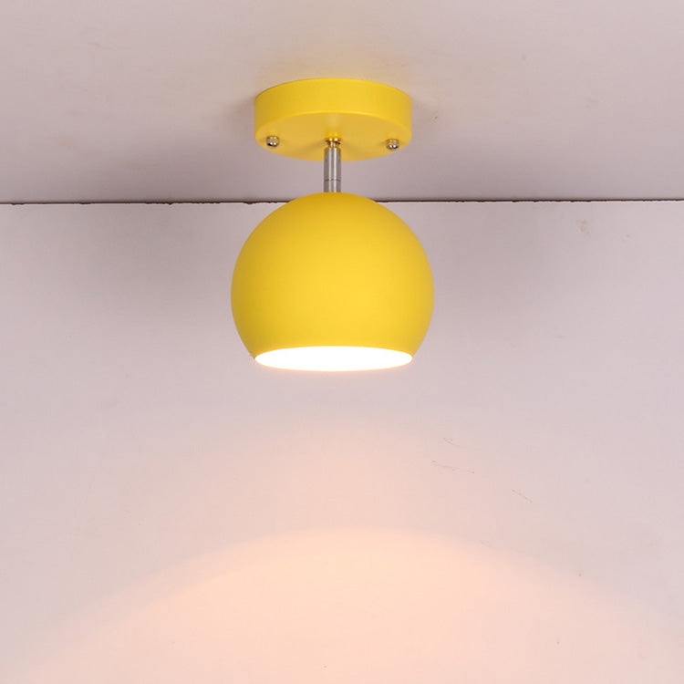 Zeitgenössische Spülleuchten Eisenschalen-förmige Makkaron-Flush-Halterunglampe