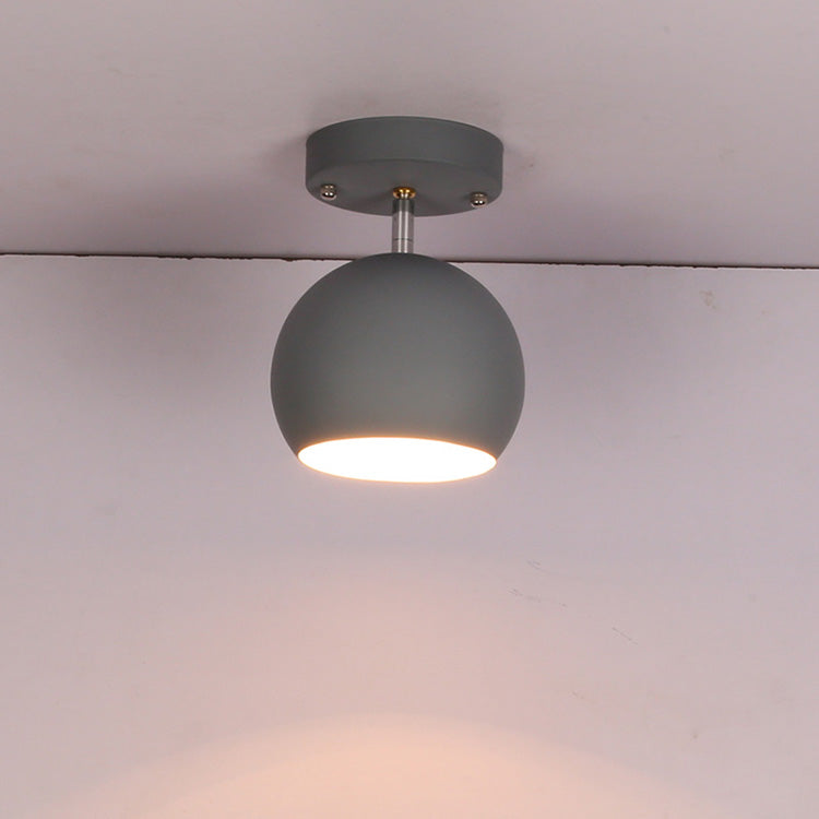 Zeitgenössische Spülleuchten Eisenschalen-förmige Makkaron-Flush-Halterunglampe