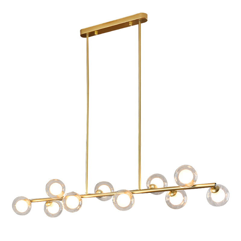 Moderne keuken hanglampen bolvormig eiland hanglampen helder glas