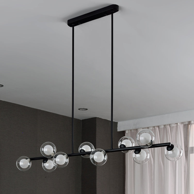 Moderne keuken hanglampen bolvormig eiland hanglampen helder glas