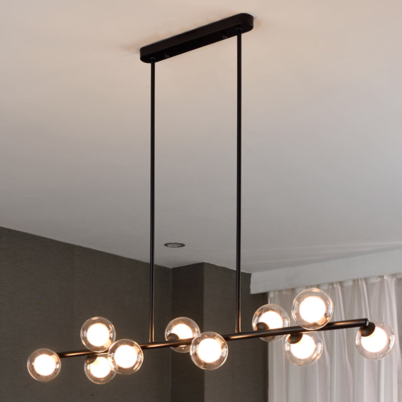 Moderne keuken hanglampen bolvormig eiland hanglampen helder glas