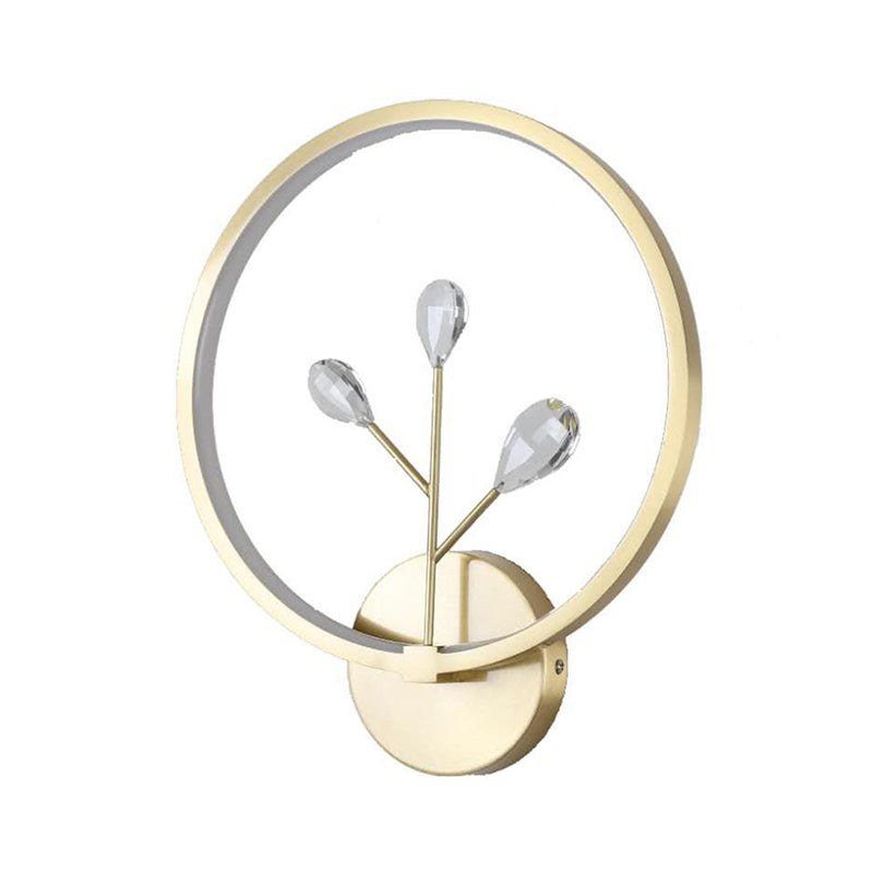 Runde Schatten Metall Wandleuchte modern