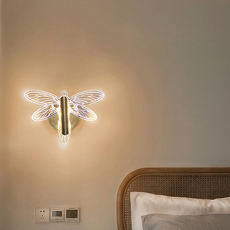 Sombra única de la pared de metal Maledina Modern Lights Lighting Lighting Lights en oro